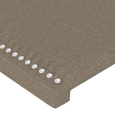 vidaXL Čelo postele typu ušák taupe 103x23x78/88 cm textil