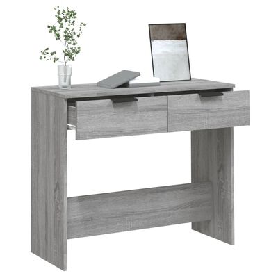 vidaXL Konzolový stolek šedý sonoma 90 x 36 x 75 cm kompozitní dřevo