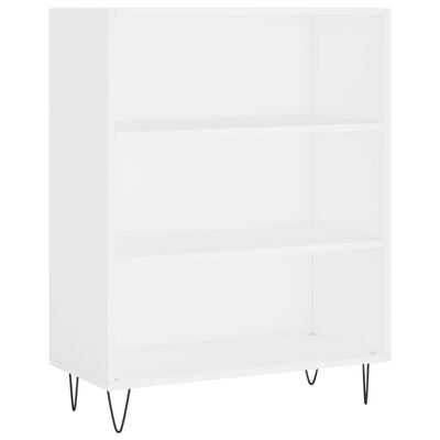 vidaXL Skříň highboard lesklá bílá 69,5 x 34 x 180 cm kompozitní dřevo