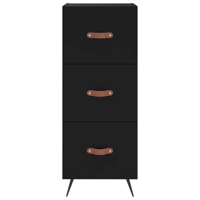 vidaXL Skříň highboard černá 34,5 x 34 x 180 cm kompozitní dřevo