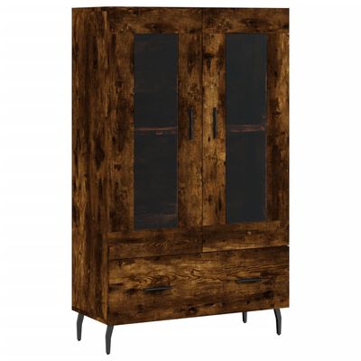 vidaXL Skříň highboard kouřový dub 69,5 x 31 x 115 cm kompozitní dřevo