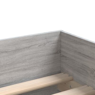 vidaXL Rám postele se zásuvkami šedý sonoma 90 x 200 cm