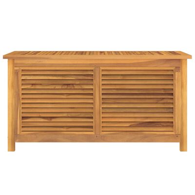 vidaXL Zahradní úložný box s vložkou 114 x 50 x 58 cm masivní teak