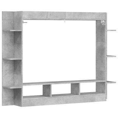 vidaXL TV skříňka betonově šedá 152 x 22 x 113 cm kompozitní dřevo