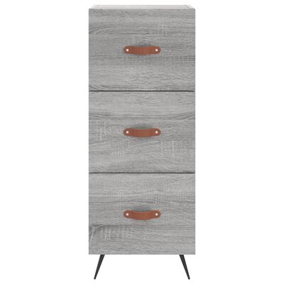 vidaXL Skříň highboard šedá sonoma 34,5 x 34 x 180 cm kompozitní dřevo