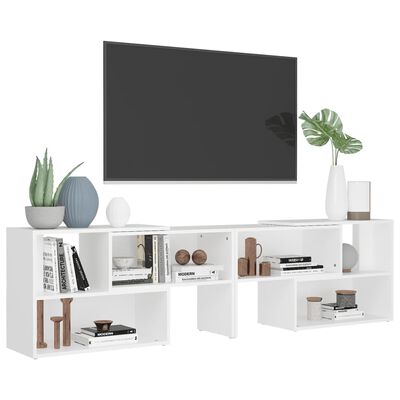 vidaXL TV skříňka bílá 149 x 30 x 52 cm kompozitní dřevo