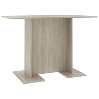 vidaXL Jídelní stůl dub sonoma 110 x 60 x 75 cm kompozitní dřevo