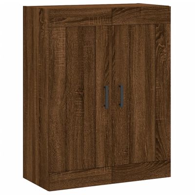 vidaXL Skříň highboard hnědý dub 69,5 x 34 x 180 cm kompozitní dřevo