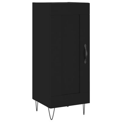 vidaXL Skříň highboard černá 34,5 x 34 x 180 cm kompozitní dřevo