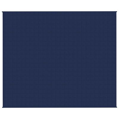 vidaXL Zátěžová deka modrá 220 x 260 cm 11 kg textil