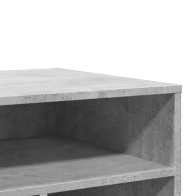 vidaXL Stojan na tiskárnu na kolečkách betonově šedý 60 x 50 x 67 cm