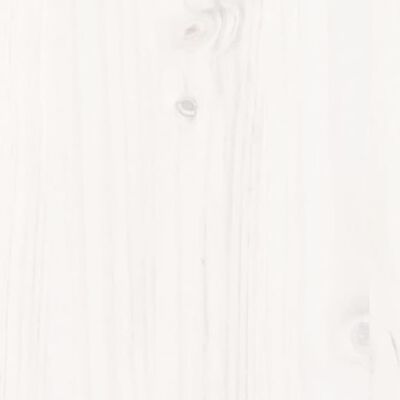 vidaXL Válenda bílá 75 x 190 cm masivní borové dřevo