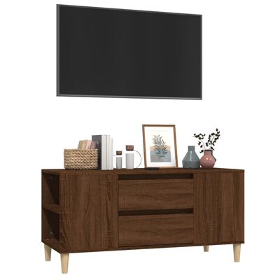 vidaXL TV skříňka hnědý dub 102x44,5x50 cm kompozitní dřevo