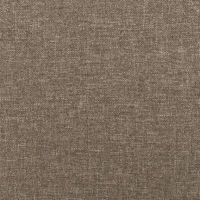 vidaXL Čelo postele 2 ks taupe 100x5x78/88 cm textil