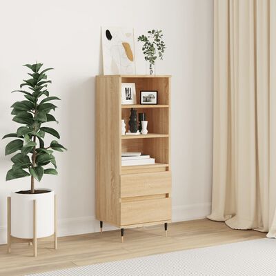 vidaXL Skříň highboard dub sonoma 40 x 36 x 110 cm kompozitní dřevo