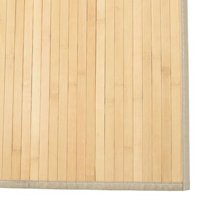 vidaXL Koberec obdélníkový světle přírodní 80 x 400 cm bambus