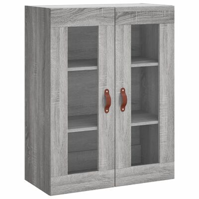 vidaXL Skříň highboard šedá sonoma 69,5 x 34 x 180 cm kompozitní dřevo