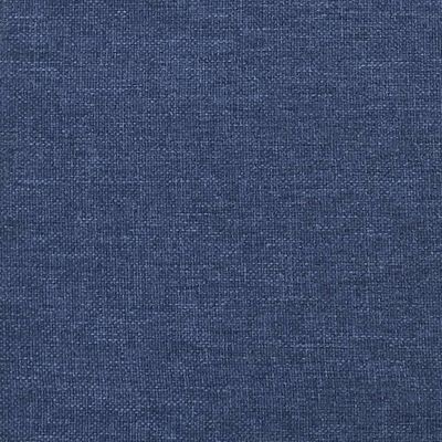 vidaXL Otočné jídelní židle 4 ks modré textil