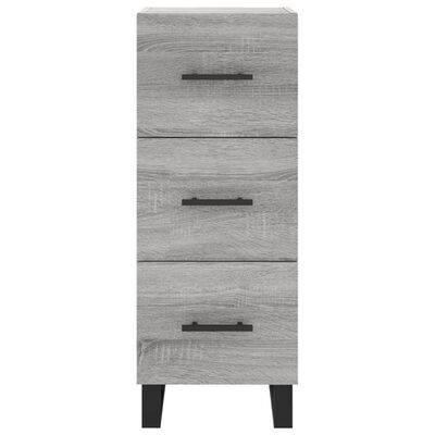 vidaXL Skříň highboard šedá sonoma 34,5 x 34 x 180 cm kompozitní dřevo