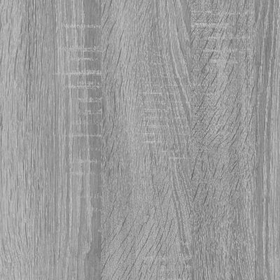 vidaXL Nástěnné obdélníkové police 2 ks šedé sonoma 100 x 15 x 30 cm