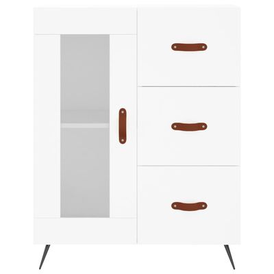 vidaXL Skříň highboard bílá 69,5 x 34 x 180 cm kompozitní dřevo