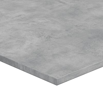 vidaXL Police na knihy 4 ks betonově šedé 100 x 50 x 1,5 cm kompozit
