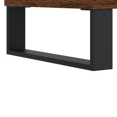 vidaXL Skříň highboard hnědý dub 34,5 x 34 x 180 cm kompozitní dřevo