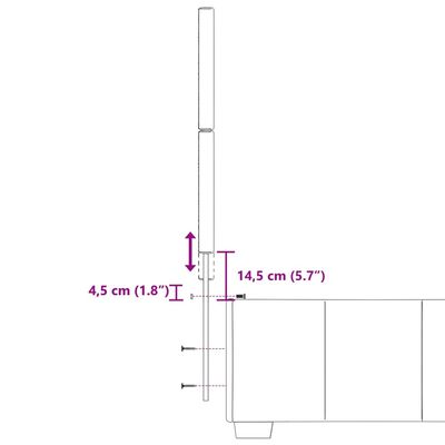 vidaXL Box spring postel s matrací krémová 100 x 200 cm textil