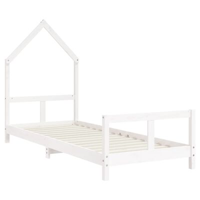 vidaXL Dětská postel bílá 80 x 200 cm masivní borové dřevo
