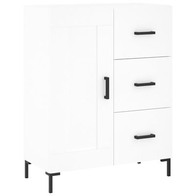 vidaXL Skříň highboard bílá 69,5 x 34 x 180 cm kompozitní dřevo