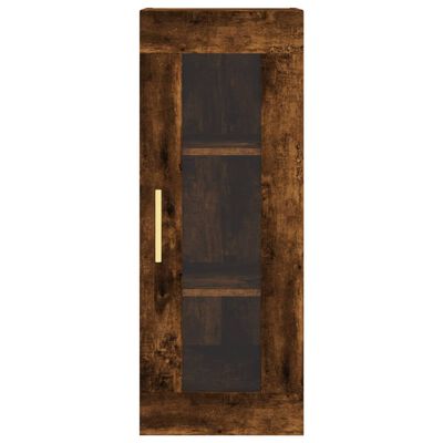 vidaXL Skříň highboard kouřový dub 34,5 x 34 x 180 cm kompozitní dřevo