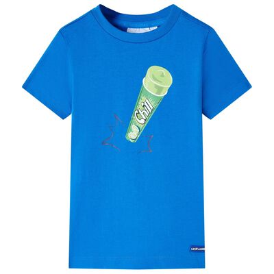 Dětské tričko jasně modré 116