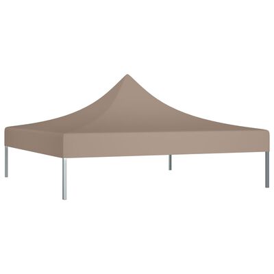 vidaXL Střecha k party stanu 3 x 3 m taupe 270 g/m²