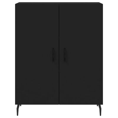 vidaXL Skříň highboard černá 69,5 x 34 x 180 cm kompozitní dřevo