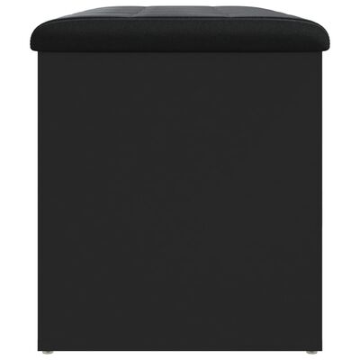vidaXL Úložná lavice černá 82 x 42 x 45 cm kompozitní dřevo