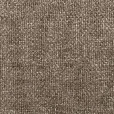 vidaXL Čela postele 4 ks taupe 72 x 5 x 78/88 cm textil