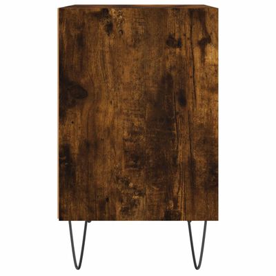 vidaXL Noční stolek kouřový dub 40 x 30 x 50 cm kompozitní dřevo