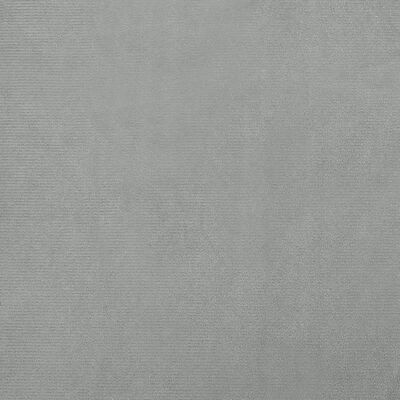 vidaXL Pelíšek pro psy světle šedý 100 x 54 x 33 cm samet