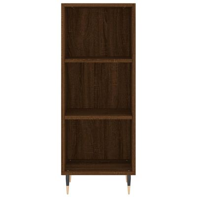 vidaXL Skříň highboard hnědý dub 34,5 x 34 x 180 cm kompozitní dřevo