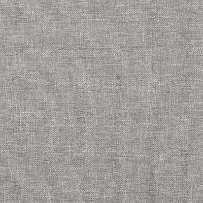 vidaXL Box spring postel s matrací světle šedá 90x200 cm textil