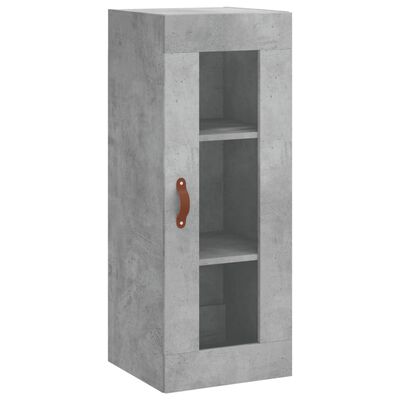 vidaXL Skříň highboard betonově šedá 34,5x34x180 cm kompozitní dřevo