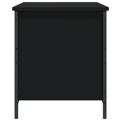 vidaXL Úložná lavice černá 80 x 42,5 x 50 cm kompozitní dřevo