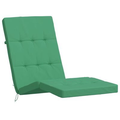 vidaXL Podušky na polohovací židli 2 ks zelené oxfordská látka