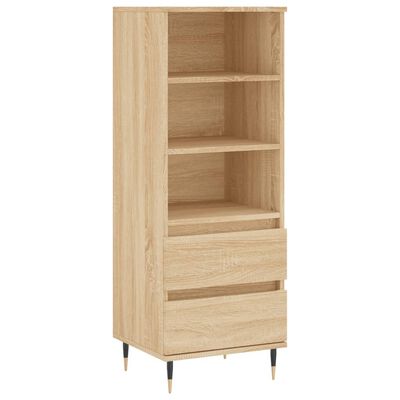 vidaXL Skříň highboard dub sonoma 40 x 36 x 110 cm kompozitní dřevo