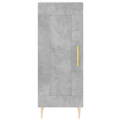 vidaXL Skříň highboard betonově šedá 34,5x34x180 cm kompozitní dřevo