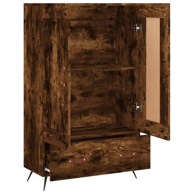 vidaXL Skříň highboard kouřový dub 69,5 x 31 x 115 cm kompozitní dřevo