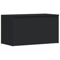 VidaXL Úložná truhla černá 84 x 42 x 46 cm kompozitní dřevo