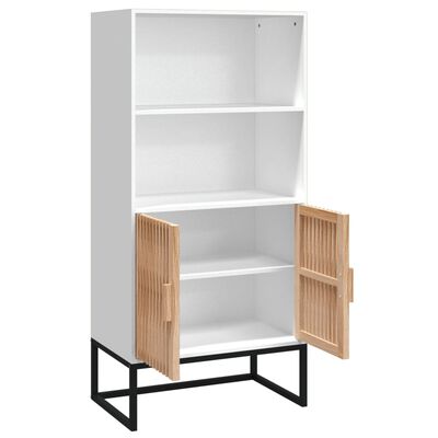 vidaXL Highboard bílý 60 x 35 x 125 cm kompozitní dřevo