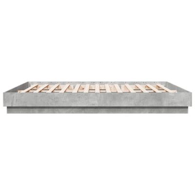 vidaXL Rám postele betonově šedý 180 x 200 cm kompozitní dřevo
