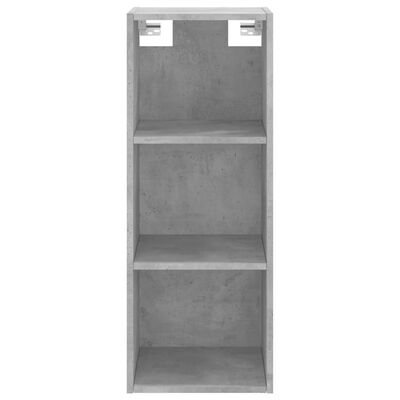 vidaXL Skříň highboard betonově šedá 34,5x34x180 cm kompozitní dřevo